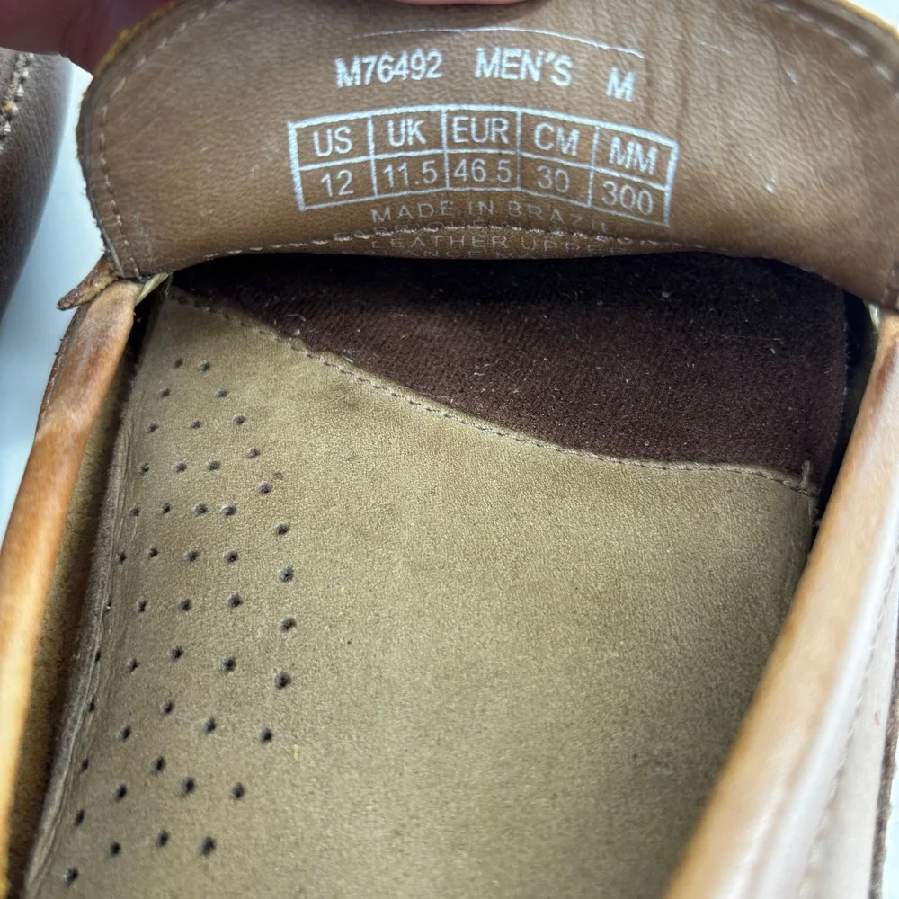Rockport Mens Bennett Lane 3 Penny Loafer Brown Leather M76492 Size 12 M